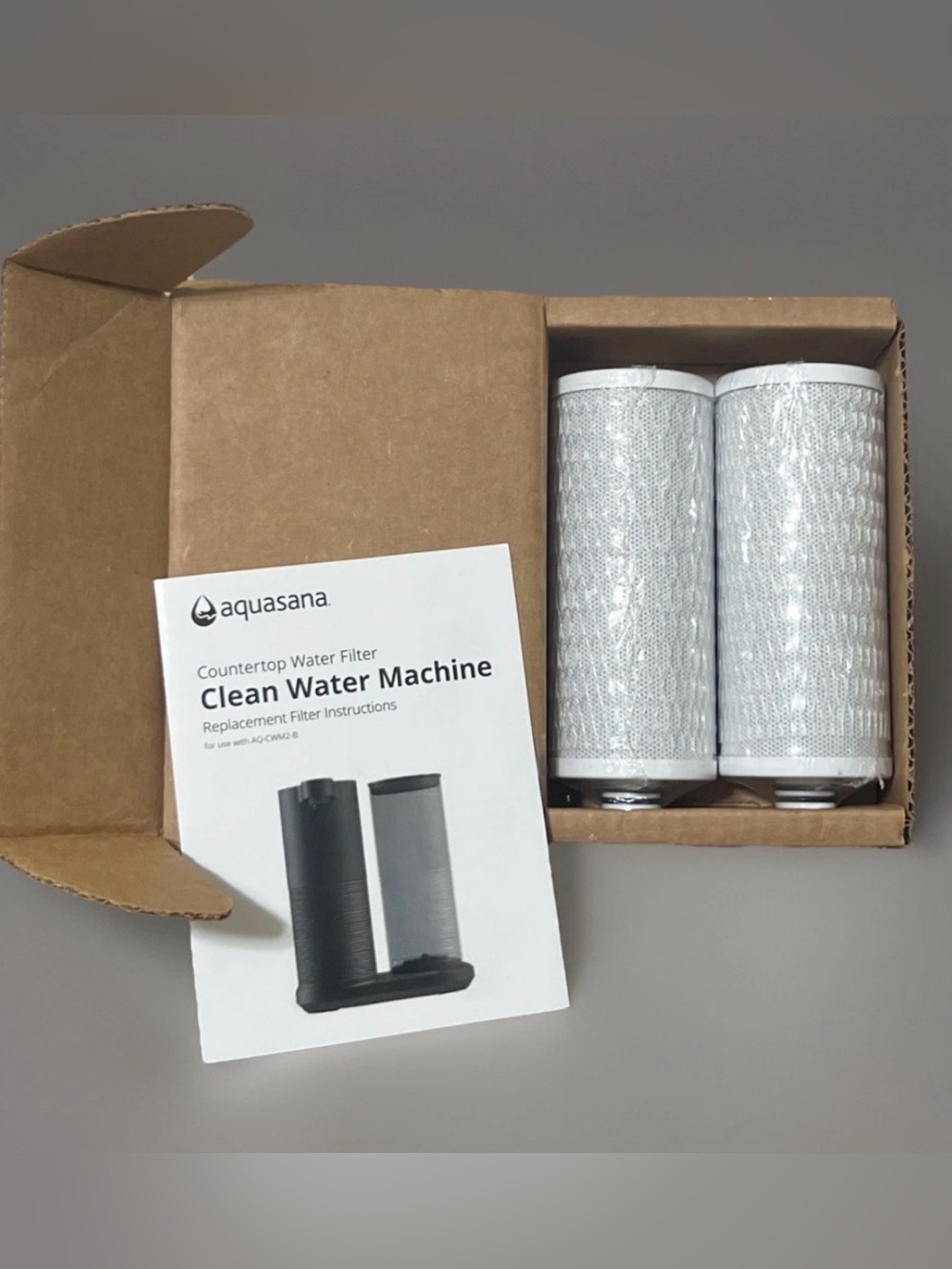 Aquasana Countertop Water Filter Replacement Cartridges - White